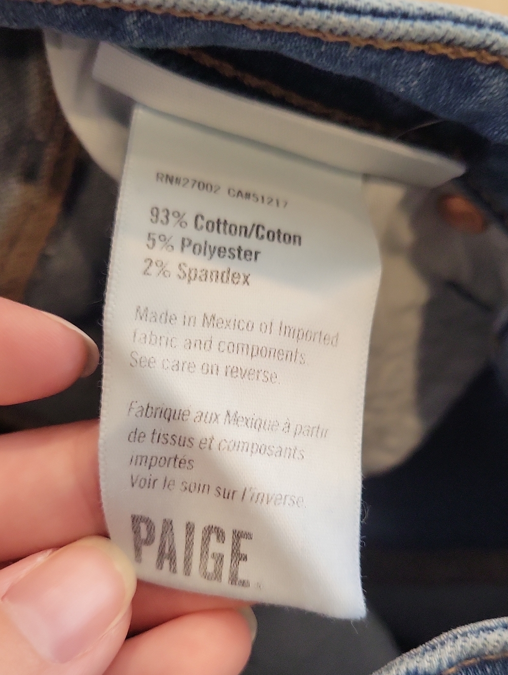 Paige Jeans, High-Rise Flare Style, New With Tags, Size 23 Waist - Picture 11 of 11